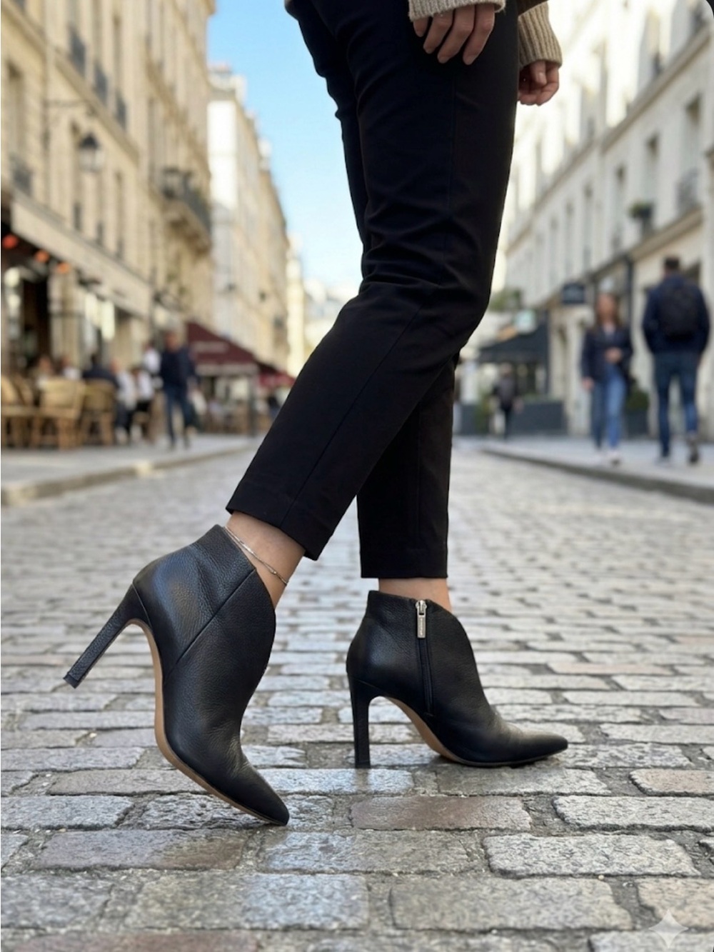 Vince Camuto Leather Pointed-Toe Booties